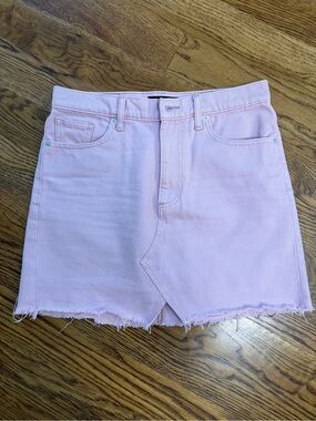 Lucky Brand Millennial Pink Denim Mini Skirt size 6
